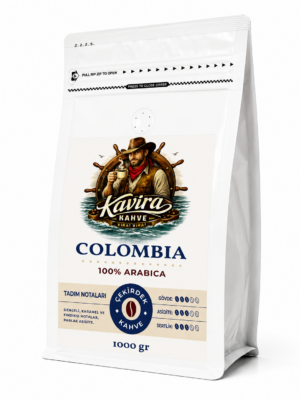 colombia medellin 1000 gr Çekirdek kahve (Öğütülmemiş)